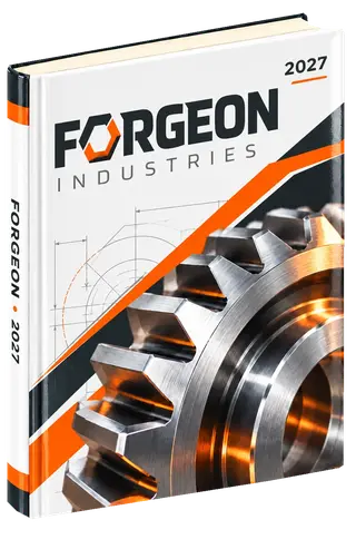Photo signature diary cover concept for manufacturing, sample brand Forgeon