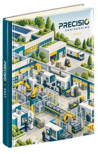 Illustrated world diary cover concept for manufacturing, sample brand Precisio